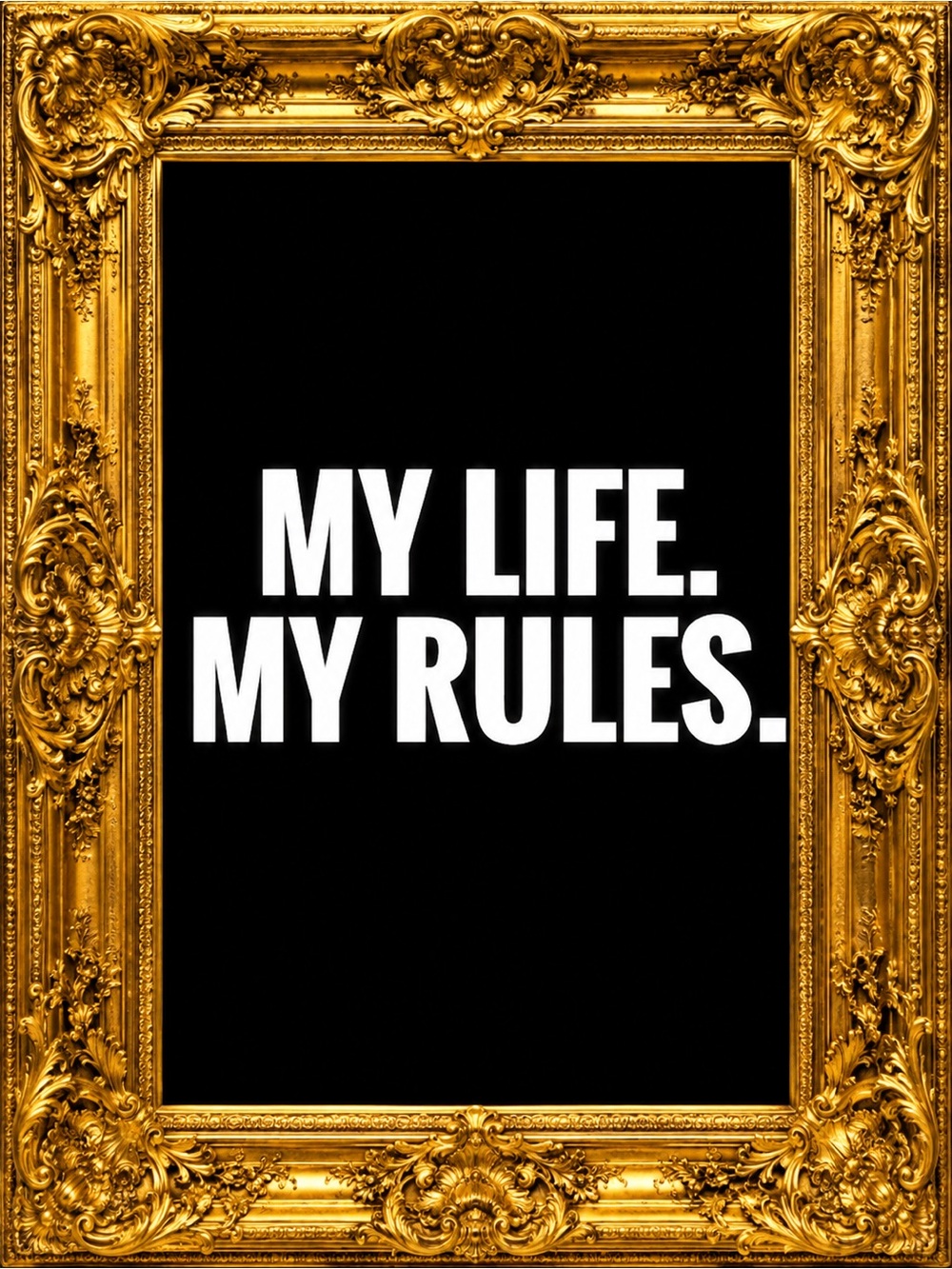 I do what I want and...